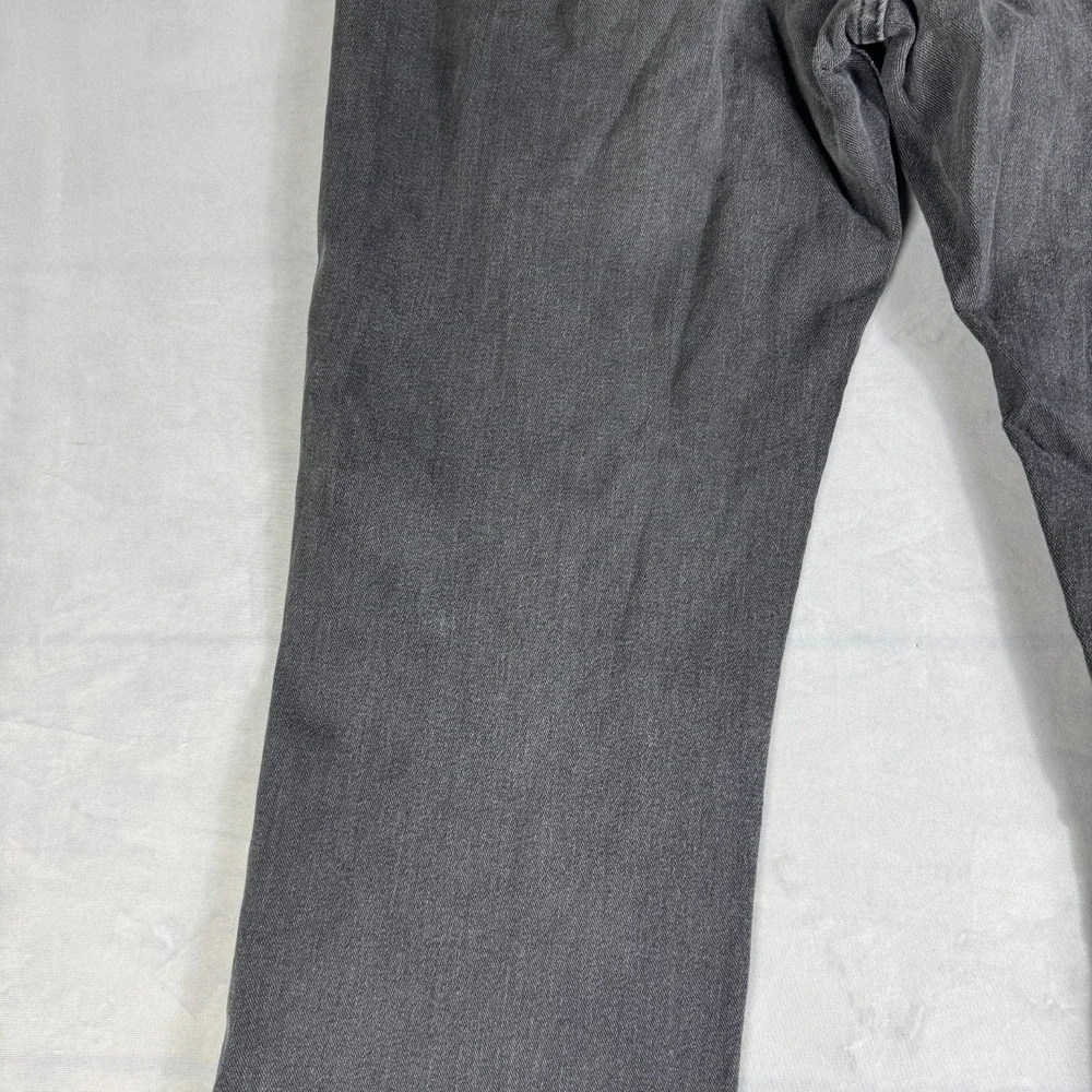 Vintage Riders By Lee Womens Straight Leg Jeans Black Denim 5-Pockets Size 16L